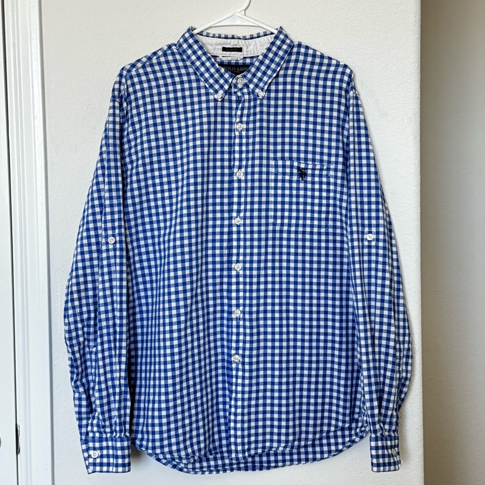 Men’s U.S. Polo Button down dress shirt XL